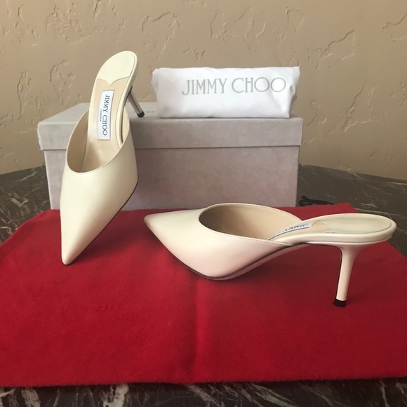 Jimmy Choo Shoes - ❣️NEW❣️ Jimmy Choo Rav 65 Leather Mules